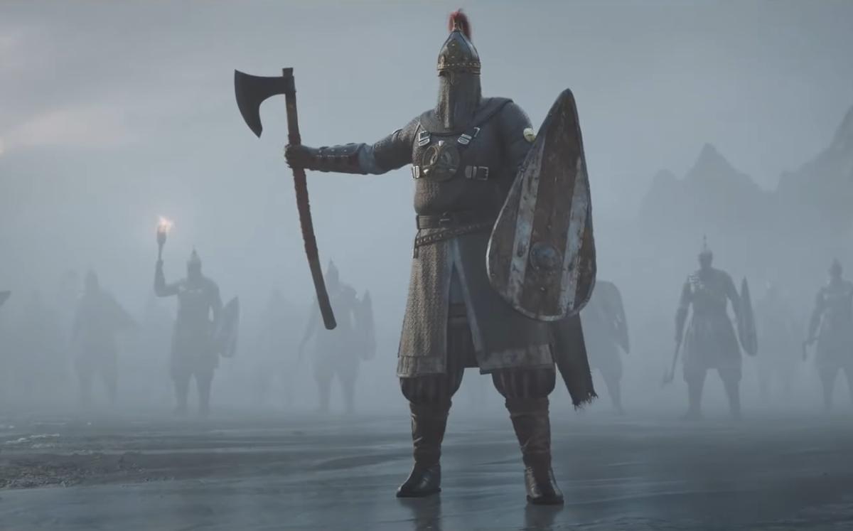 For Honor trailer screenshot showing the Varangian Guard.